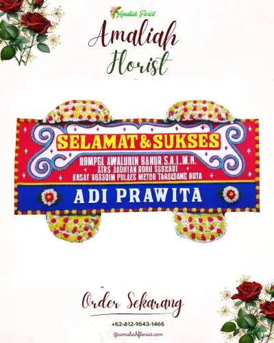 Karangan Bunga Ucapan Selamat di Sukaramai I