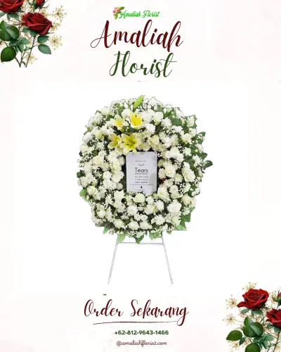 Krans Bunga Duka Cita di Sukaramai I
