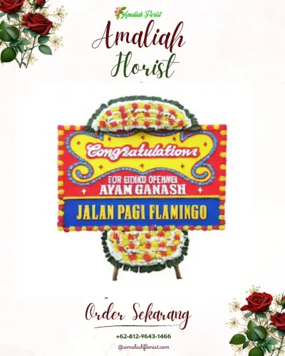 Bunga Papan Congratulation di Sukaramai I